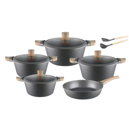 HK11 PREMIUM GRANITE COOKWARE (PERIUK)
