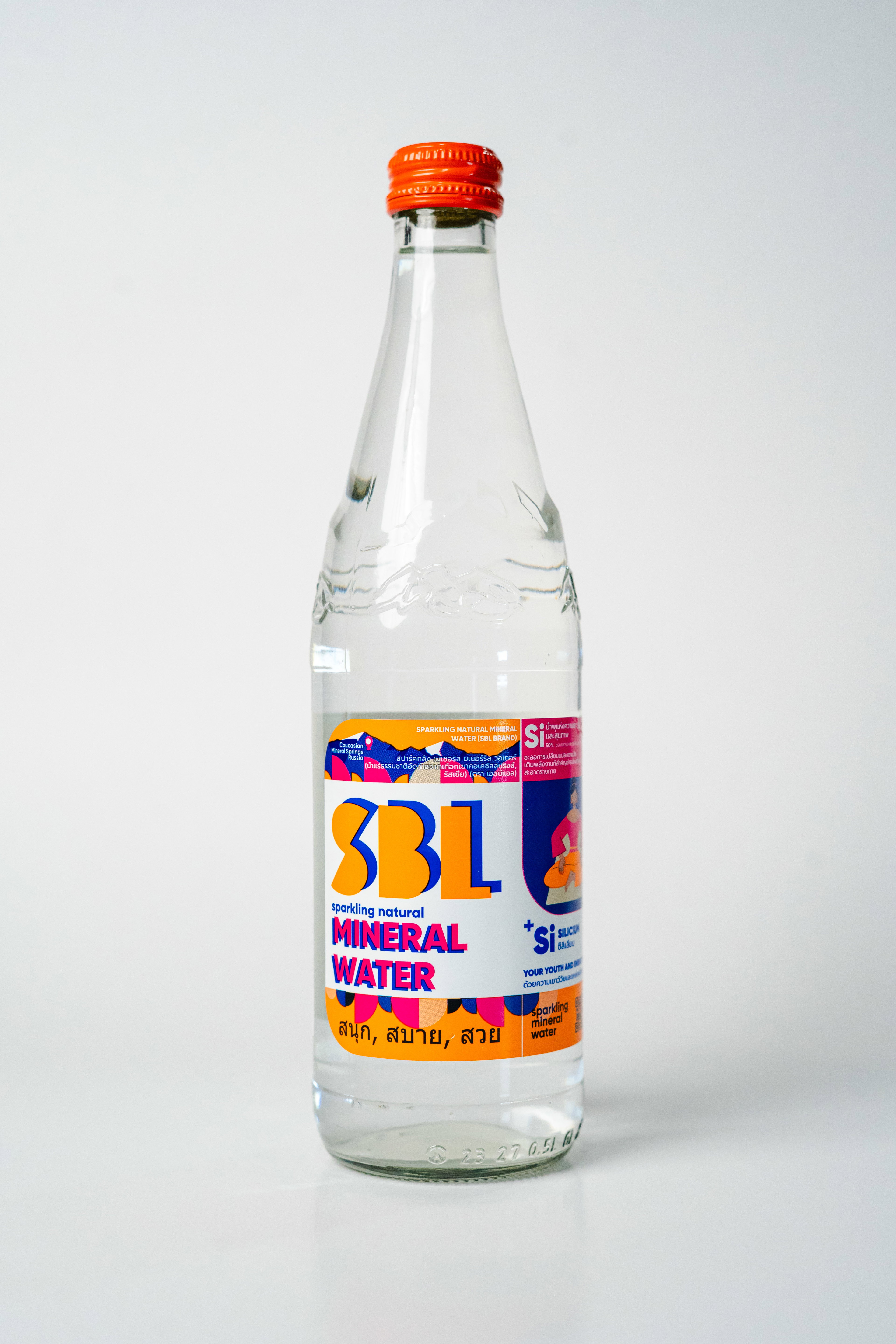 SBL mineral water with SI 1 glass bottle