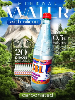 SBL mineral water with SI 1 pack (20 glass bottles)