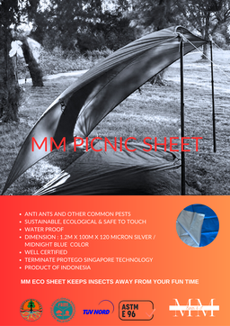 Picnic and camping anti pests sheet