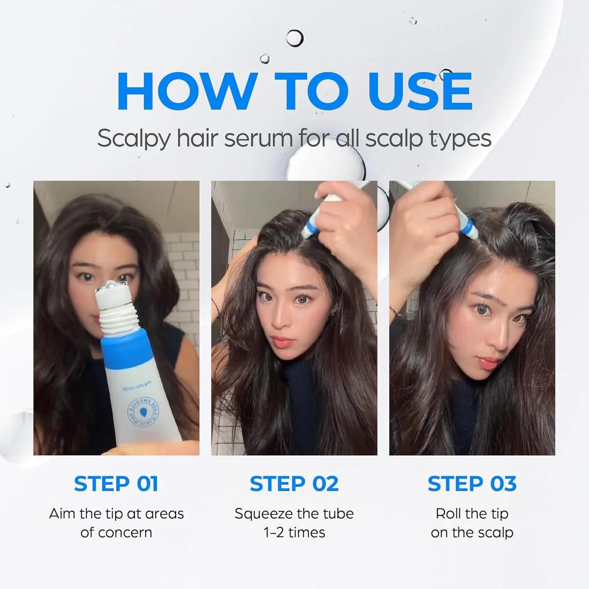 Seapuri Scalpe Hair ampoule - سيروم سيابوري لإنبات الشعر وتغذية فروة الرأس 20 مل