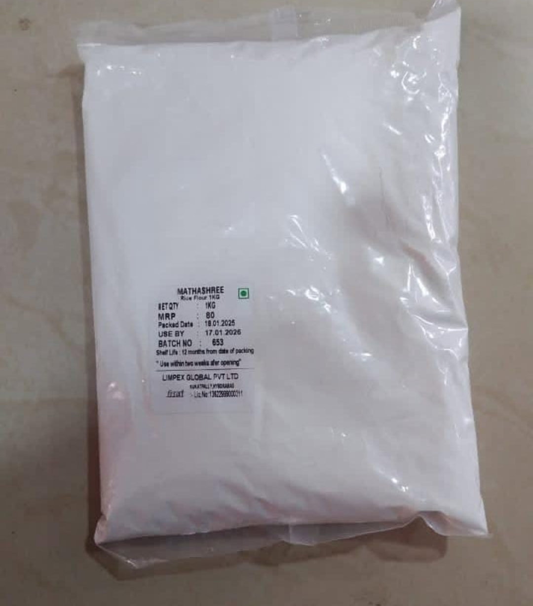 RICE FLOUR HOMEMADE 1 KG