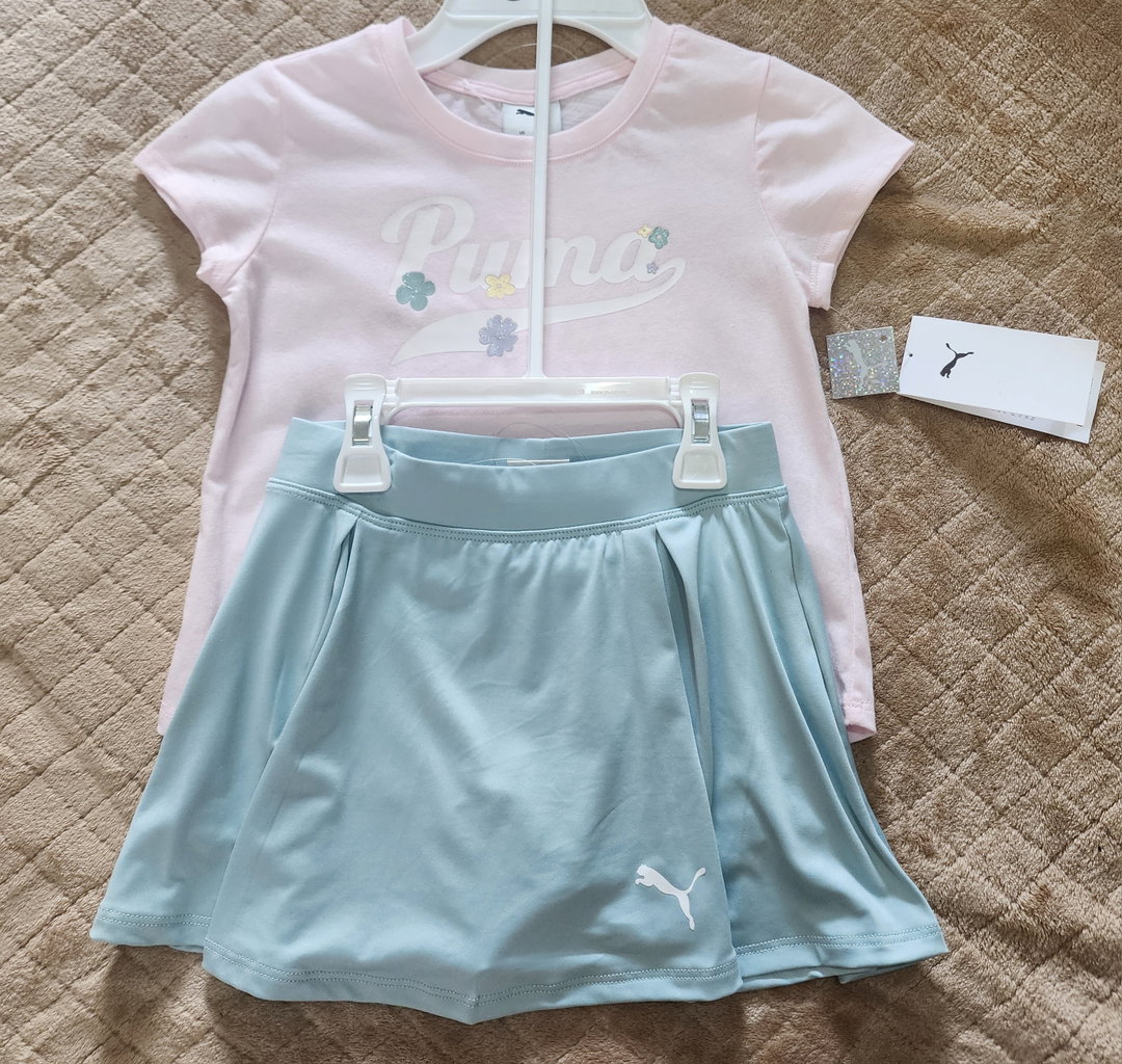 Puma little girls set size 4,6,6x
