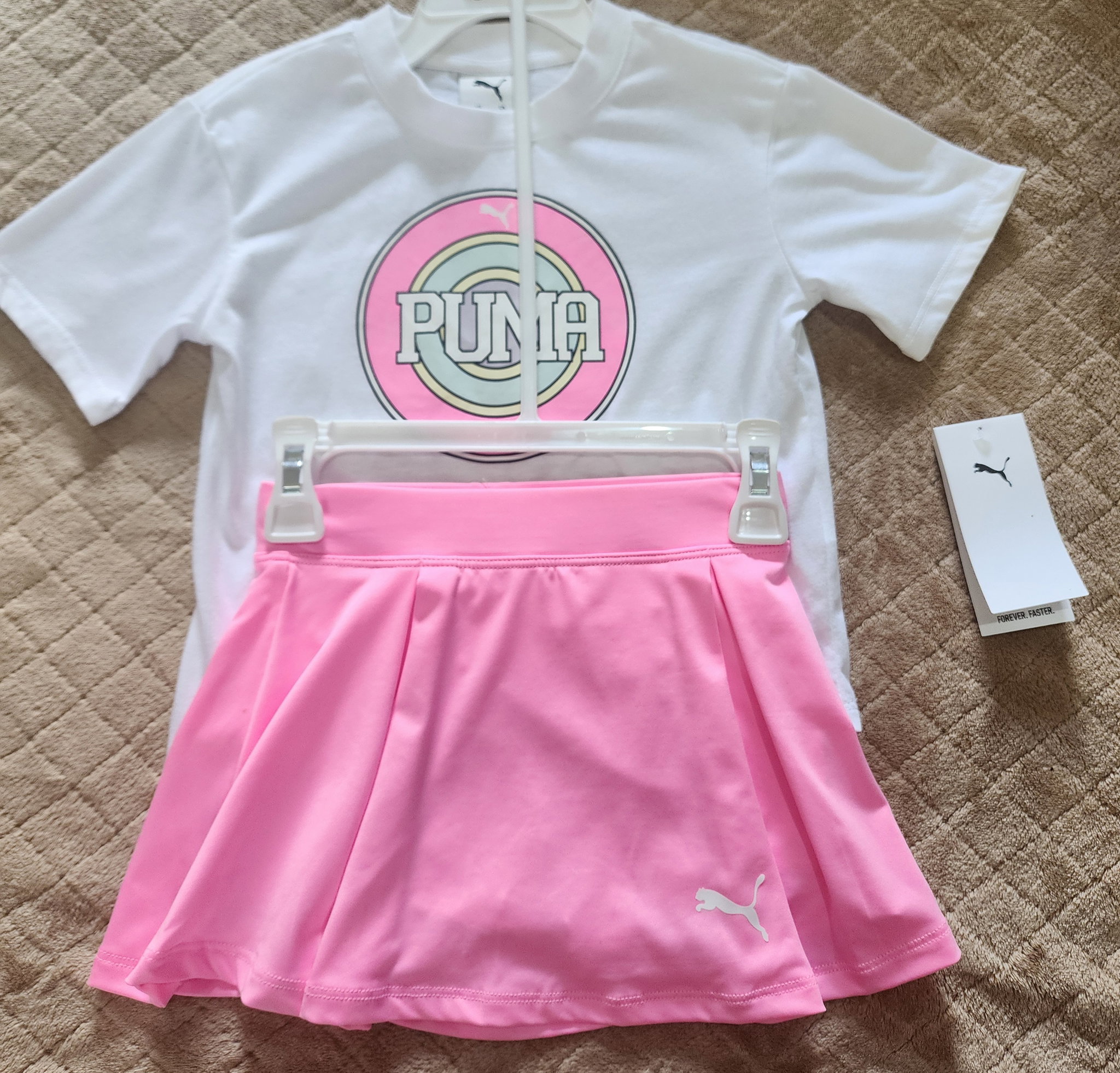 Puma little girls 2 piece set size 4_0