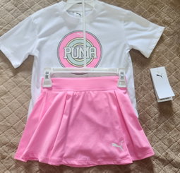 Puma little girls 2 piece set size 4