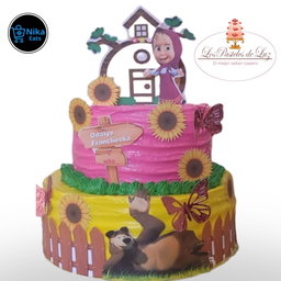 Pastel Niña Masha 1 1/2 Libras 