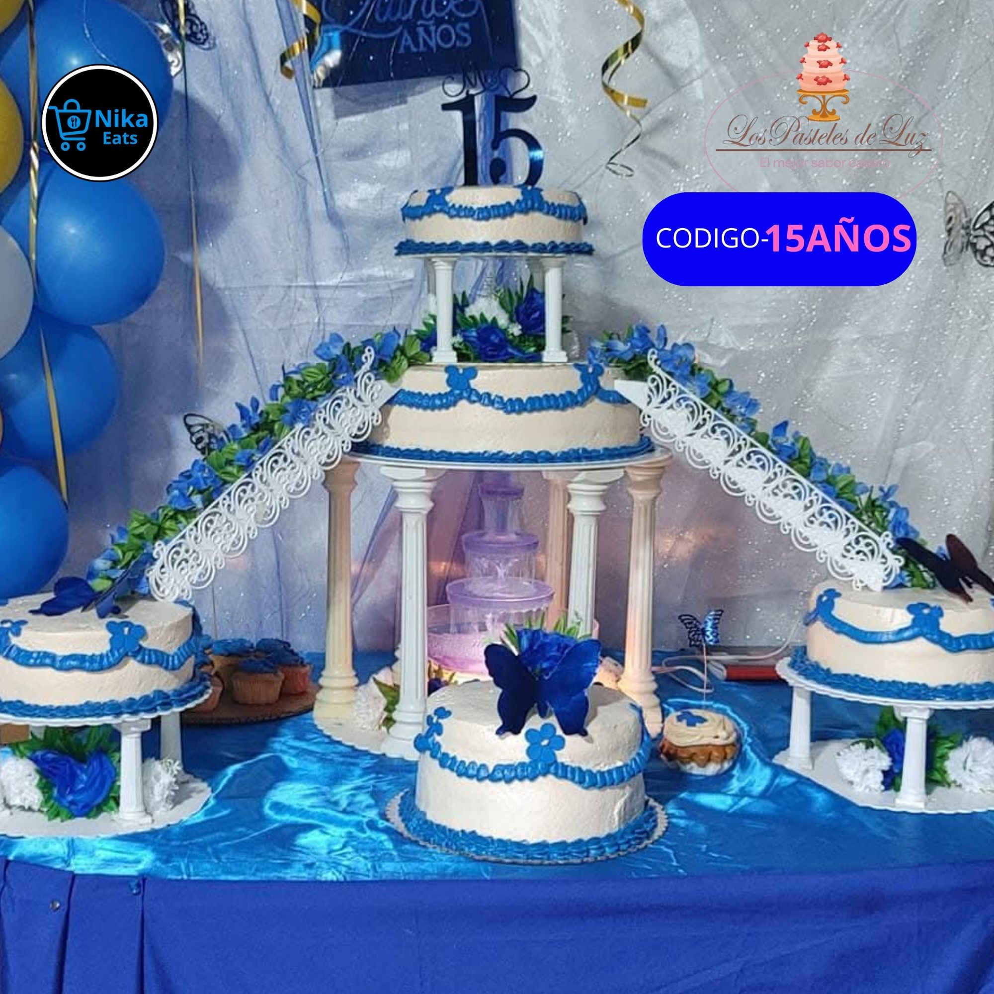 Pastel Fuente De Luz - 5 Libras_1
