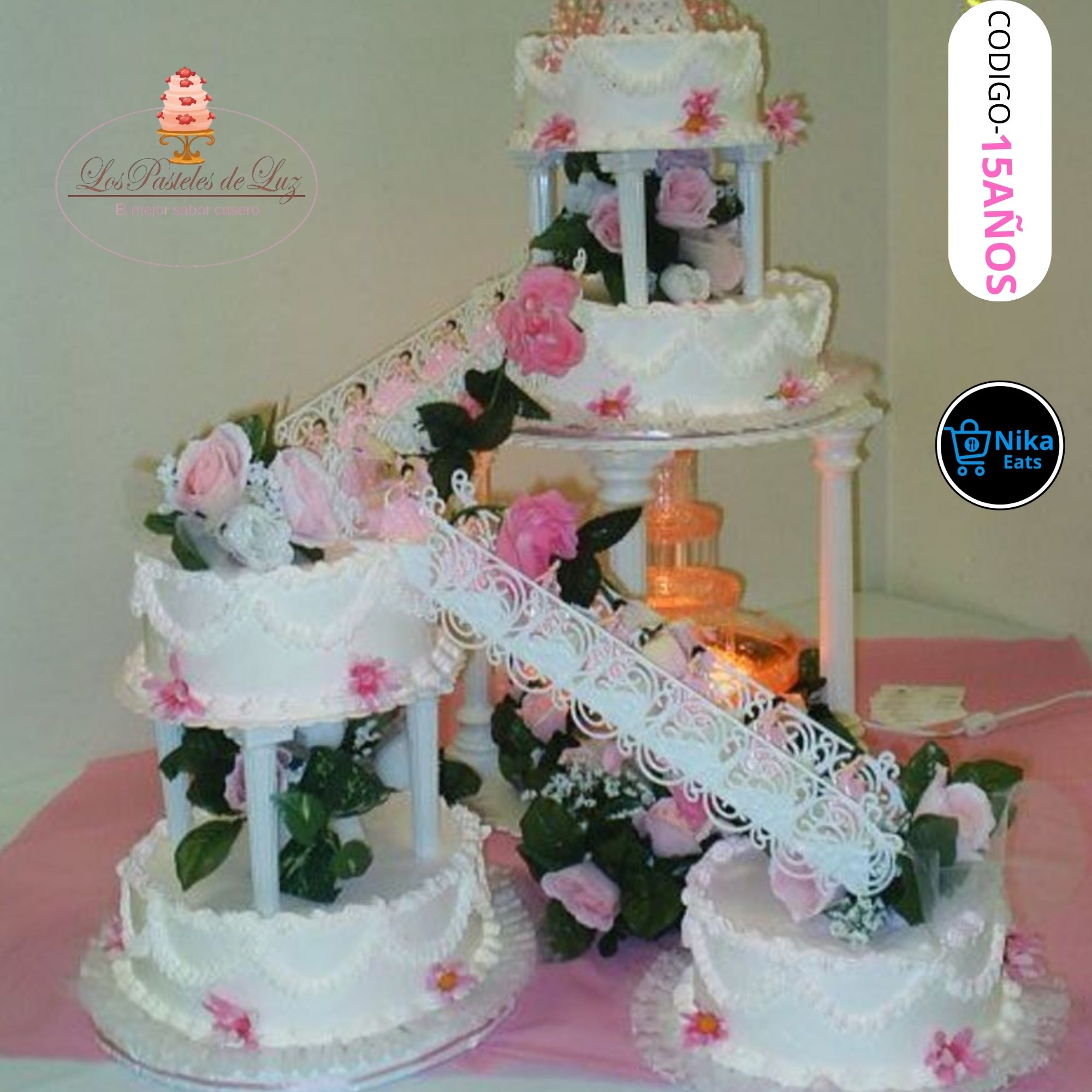 Pastel Fuente De Luz - 3 Libras _1