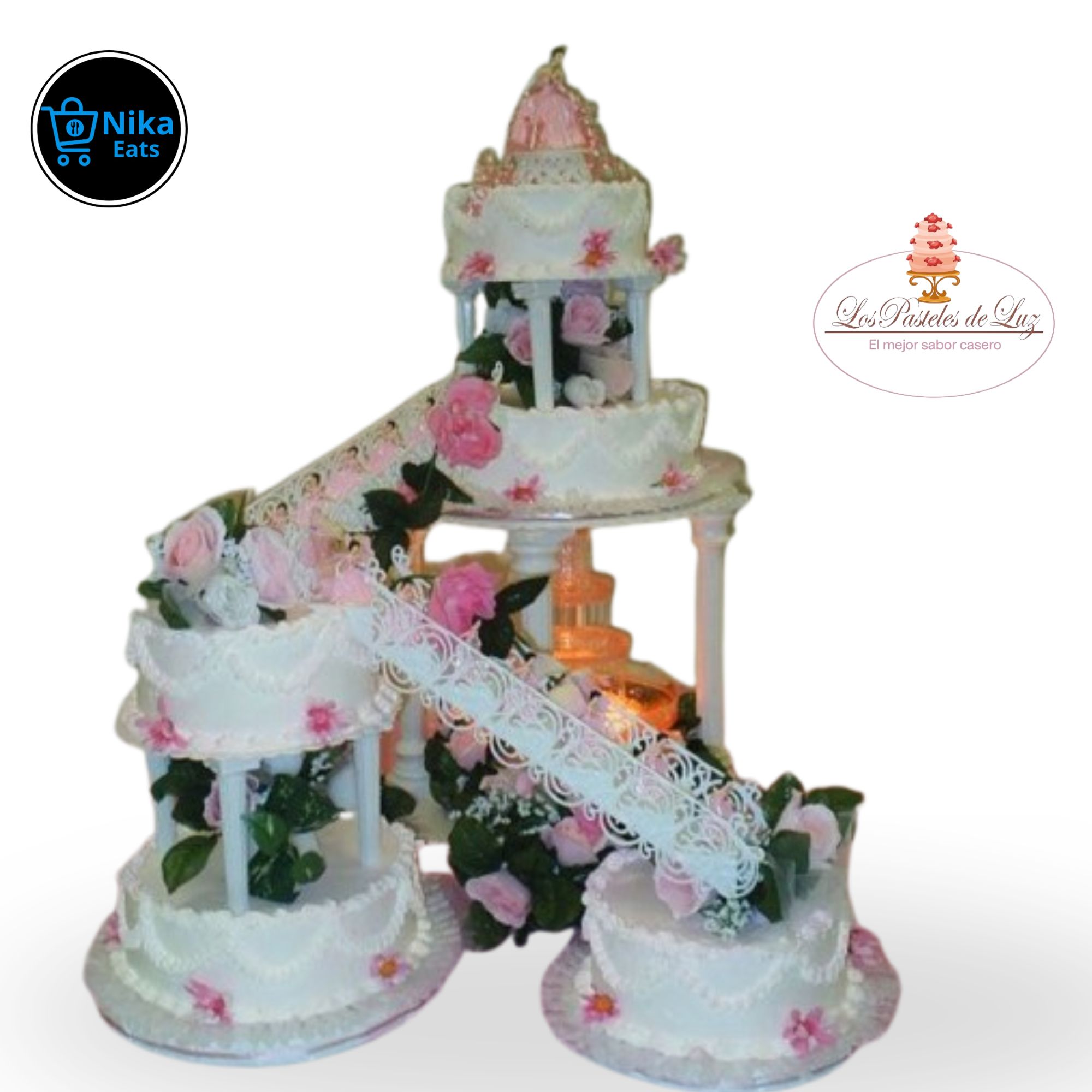 Pastel Fuente De Luz - 3 Libras _0