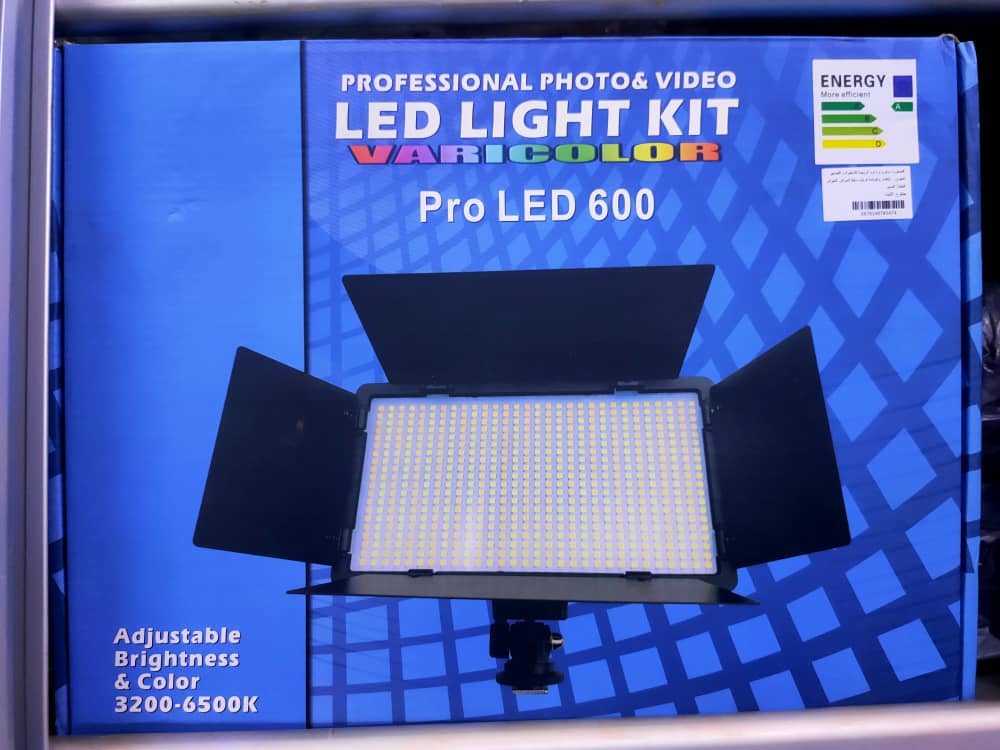 Kit Éclairage LED Photo & Vidéo Pro LED 600 Varicolor_article_N°:CAI_0074