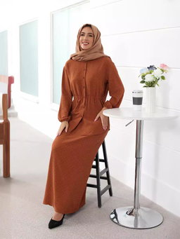 2pcs modest fashion skirt design 