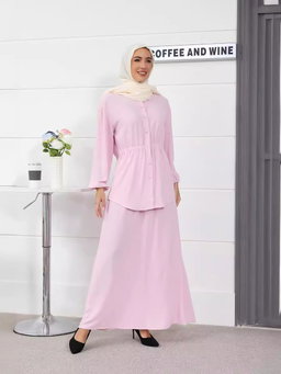 2pcs modest fashion skirt design 