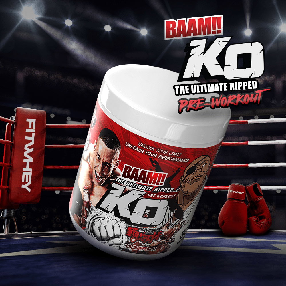 BAAM!! KO !! Ultimate Pre-Workout × DOPPO – 378 g (30 Servings) | Energy • Focus • Endurance_8