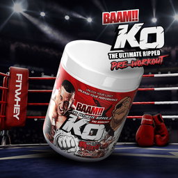 BAAM!! KO !! Ultimate Pre-Workout × DOPPO – 378 g (30 Servings) | Energy • Focus • Endurance