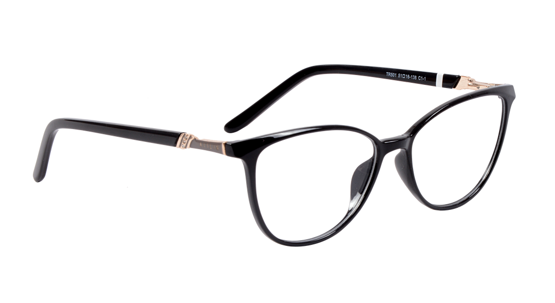AISLIN LADIES 28M |TR501 |Full Rim |Fibre |BLACK-Fibre |51-16-138