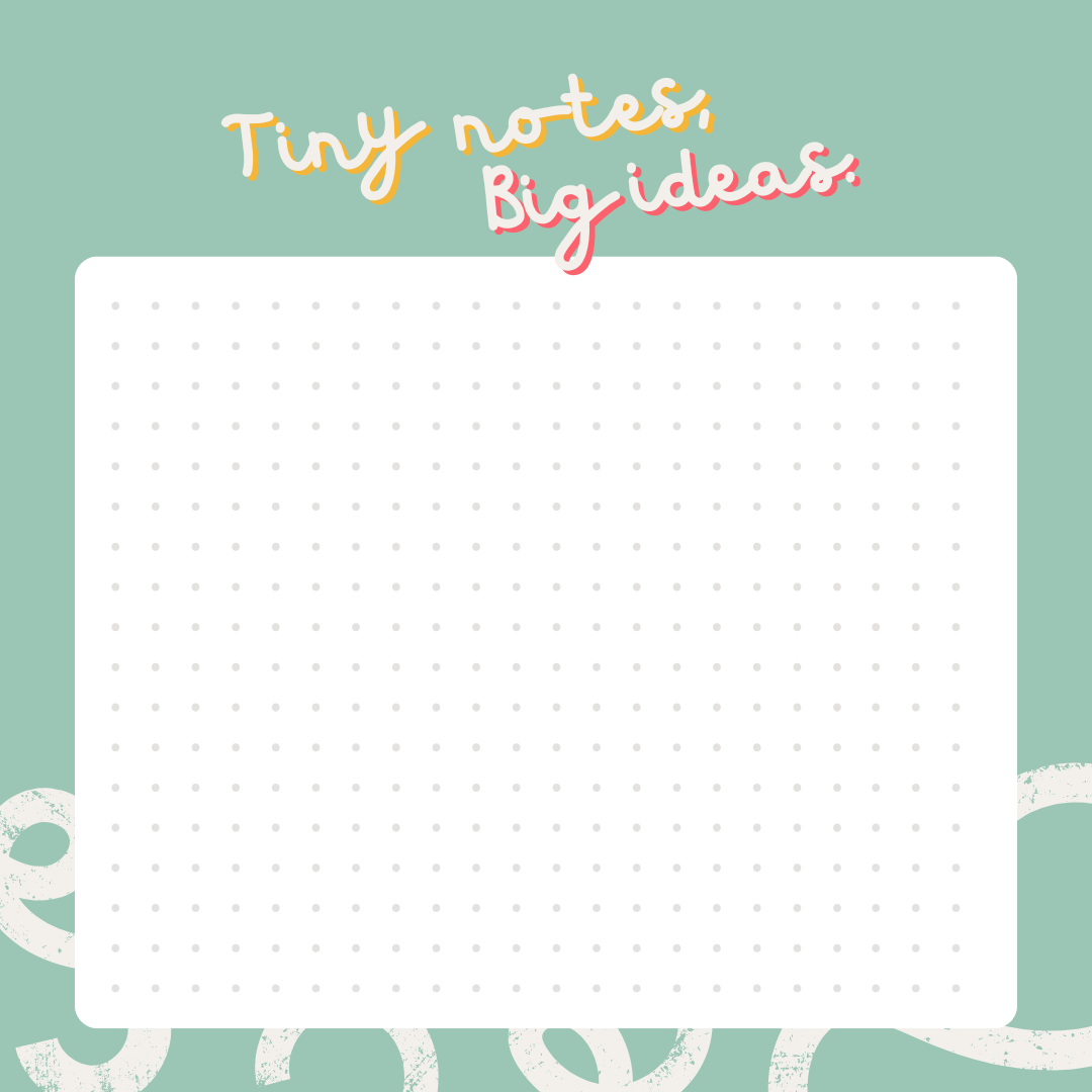 Memo Pad - Tiny Notes, Big Ideas
