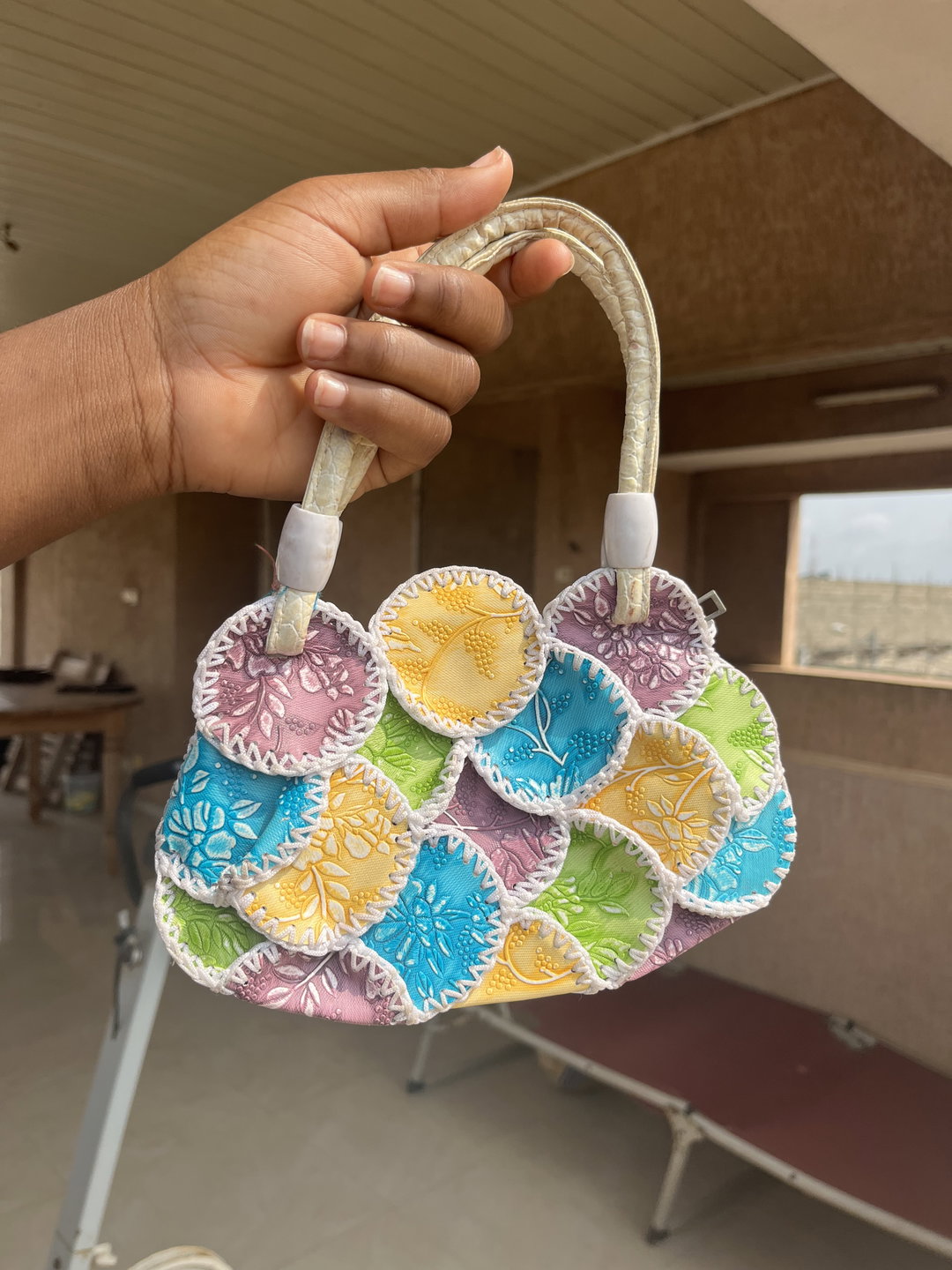 Mini sac bloom arc en ciel*