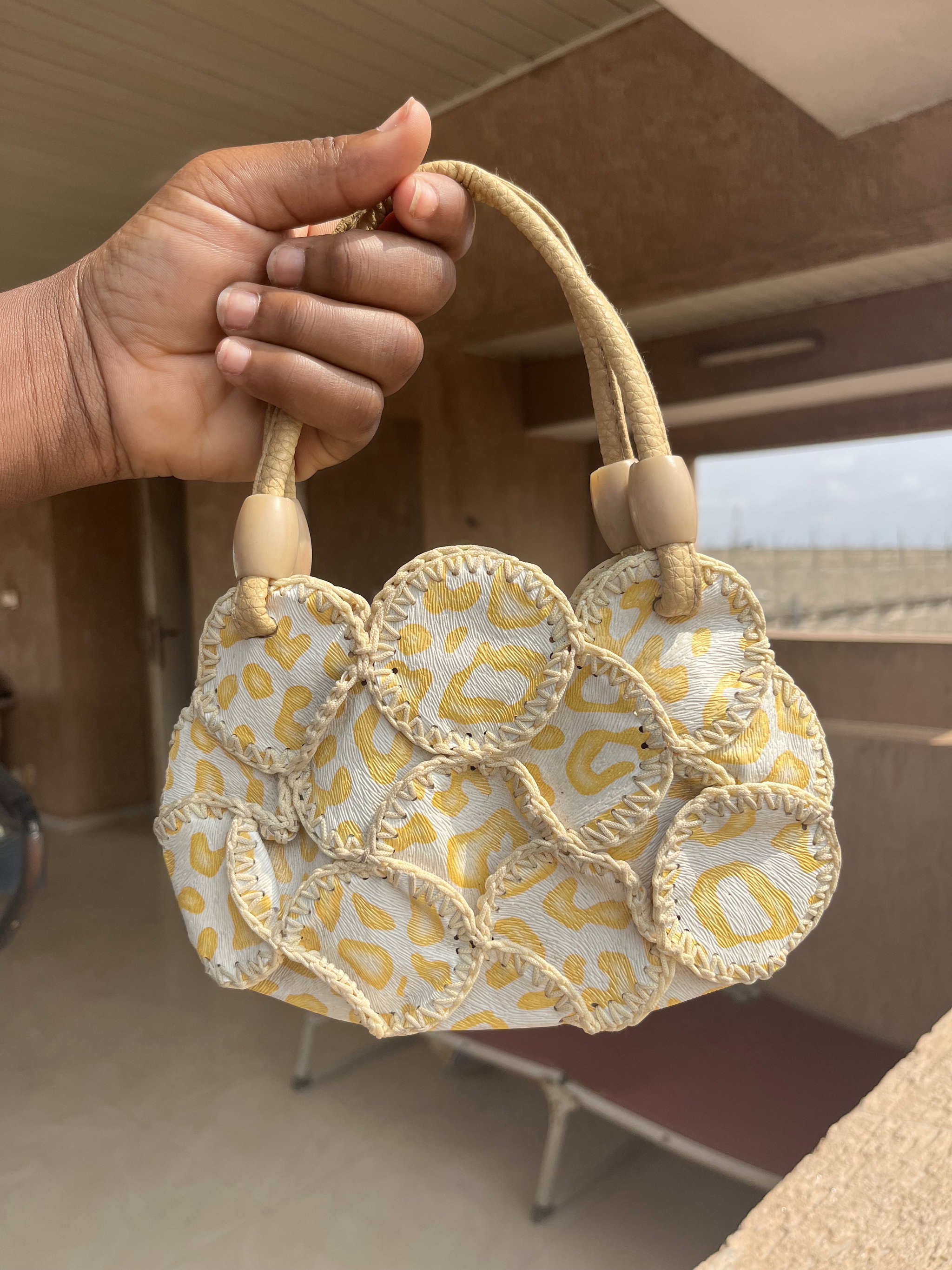 Mini sac bloom jaune 💛_0