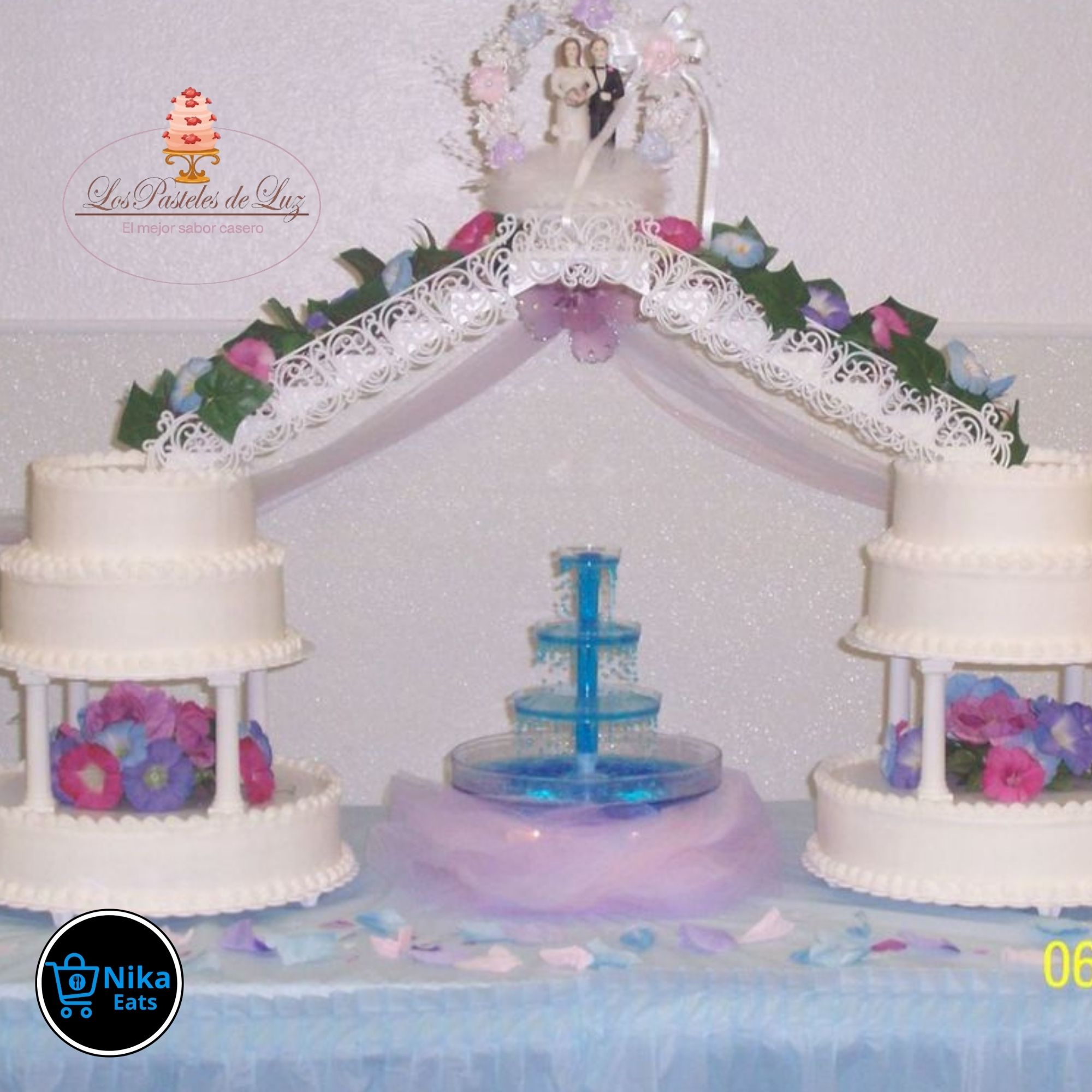 Pastel Fuente de Luz – 4 Libras_1