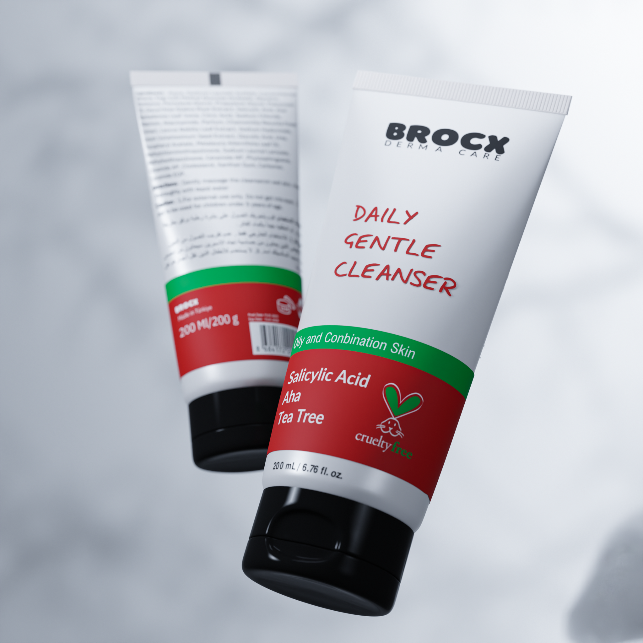 ‏BROCX SALICYLIC ACID DAILY GENTLE CLEANSER - 200ML | بروكس غسول يومي مع ساليسليك اسيد -200 مل_2