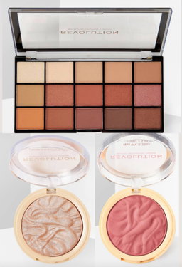 Revolution Blush & Highlighter & Palette 
