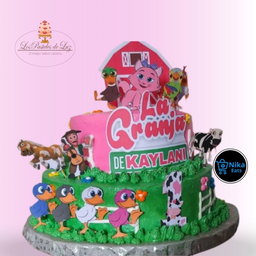 Pastel Granja Niña – 2 Libras