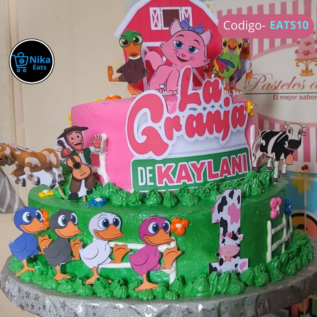 Pastel Granja Niña – 2 Libras