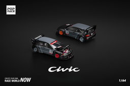 POP RACE MODEL 1/64 CIVIC EG6 PANDEM "KANJOZOKU"