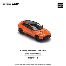 POP RACE MODEL 1/64 ASTON MARTIN DBX 707 - COSMOS ORANGE