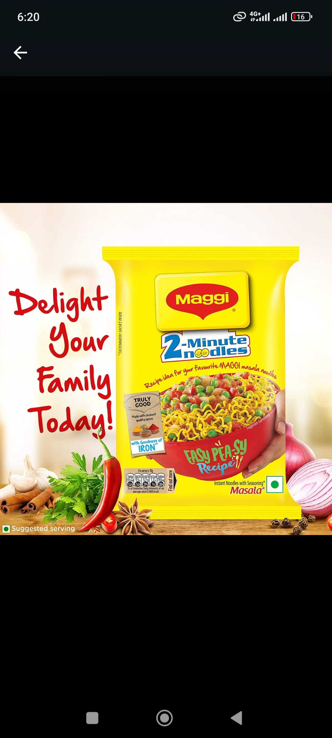 Maggie noodles 70 g