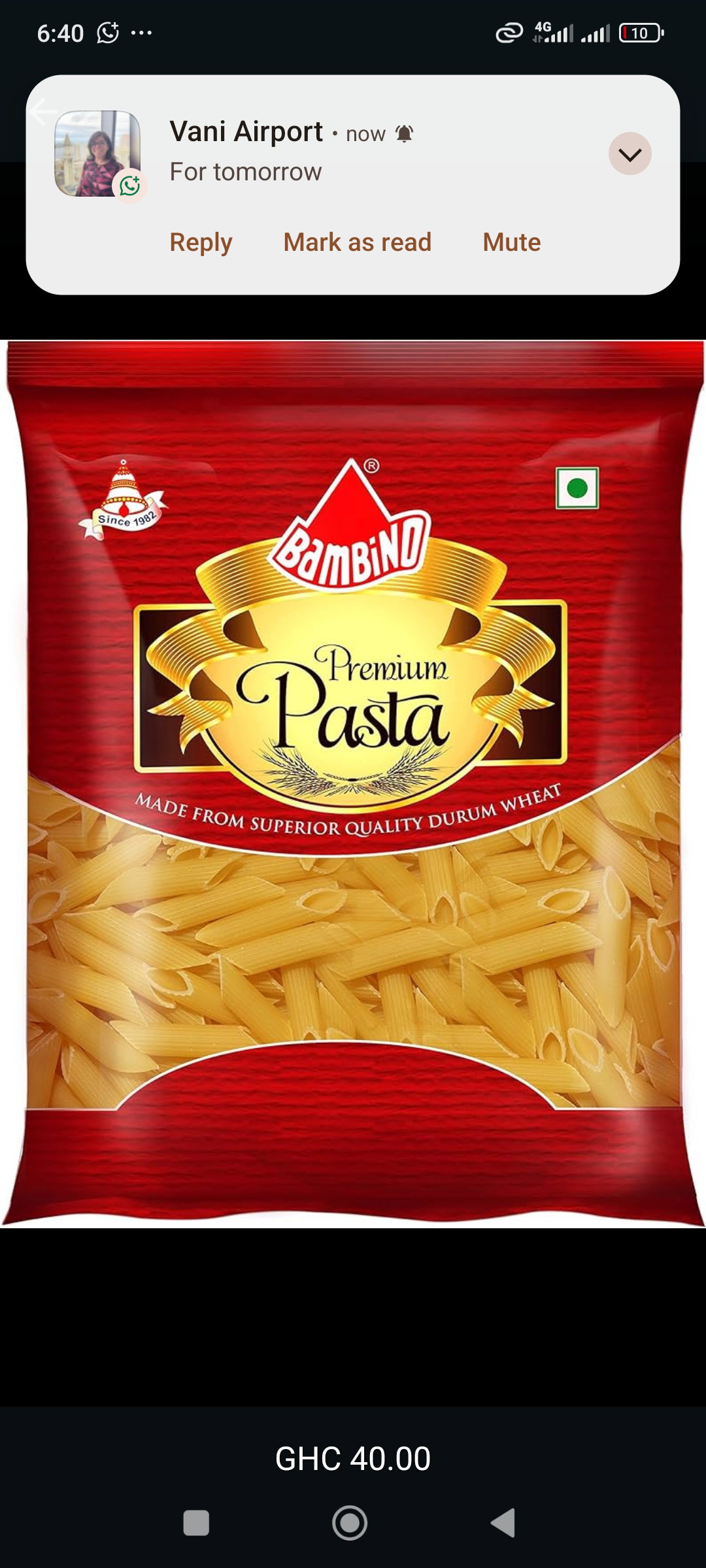 Bambino pasta spiral 500 g