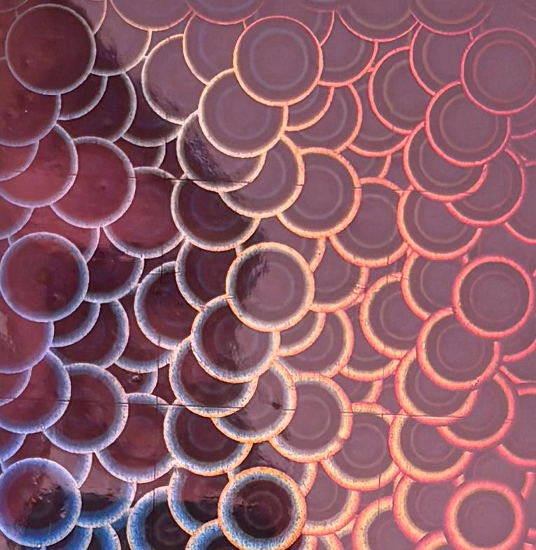 ROSADO HOLO 70 X 50 CM PAQUETE 100 HOJAS 27 MICRAS