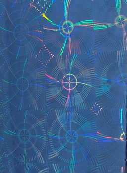 AZUL CLARO HOLO 70 X 50 CM PAQUETE 100 HOJAS 27 MICRAS