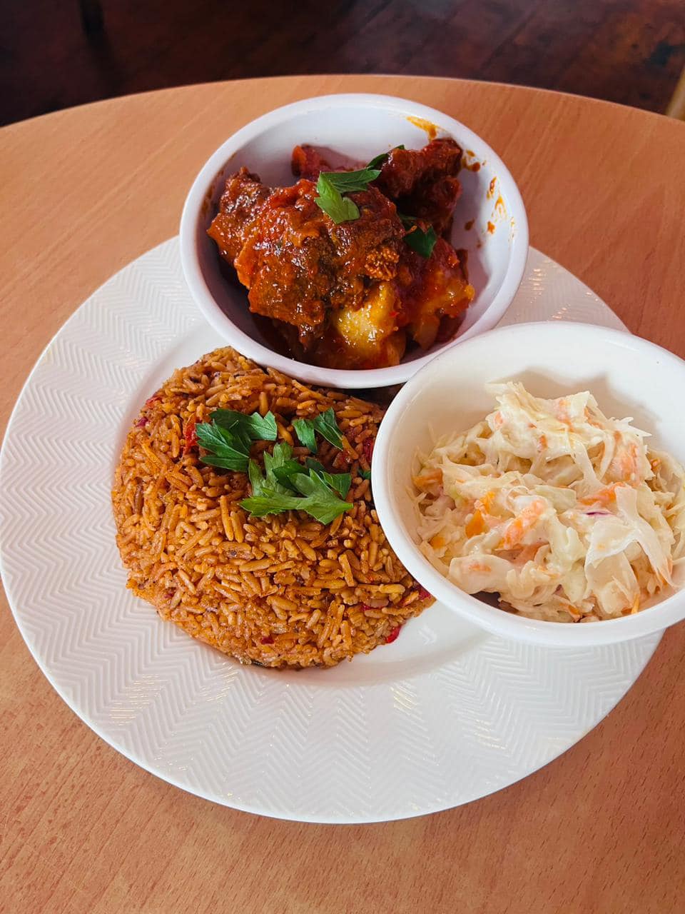 Rice & Beef with Cabbage Salad_0