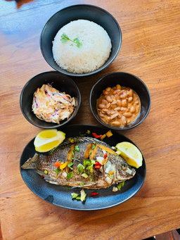 Rice, Fish & Beans