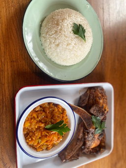 Rice, Beans & T-Bone