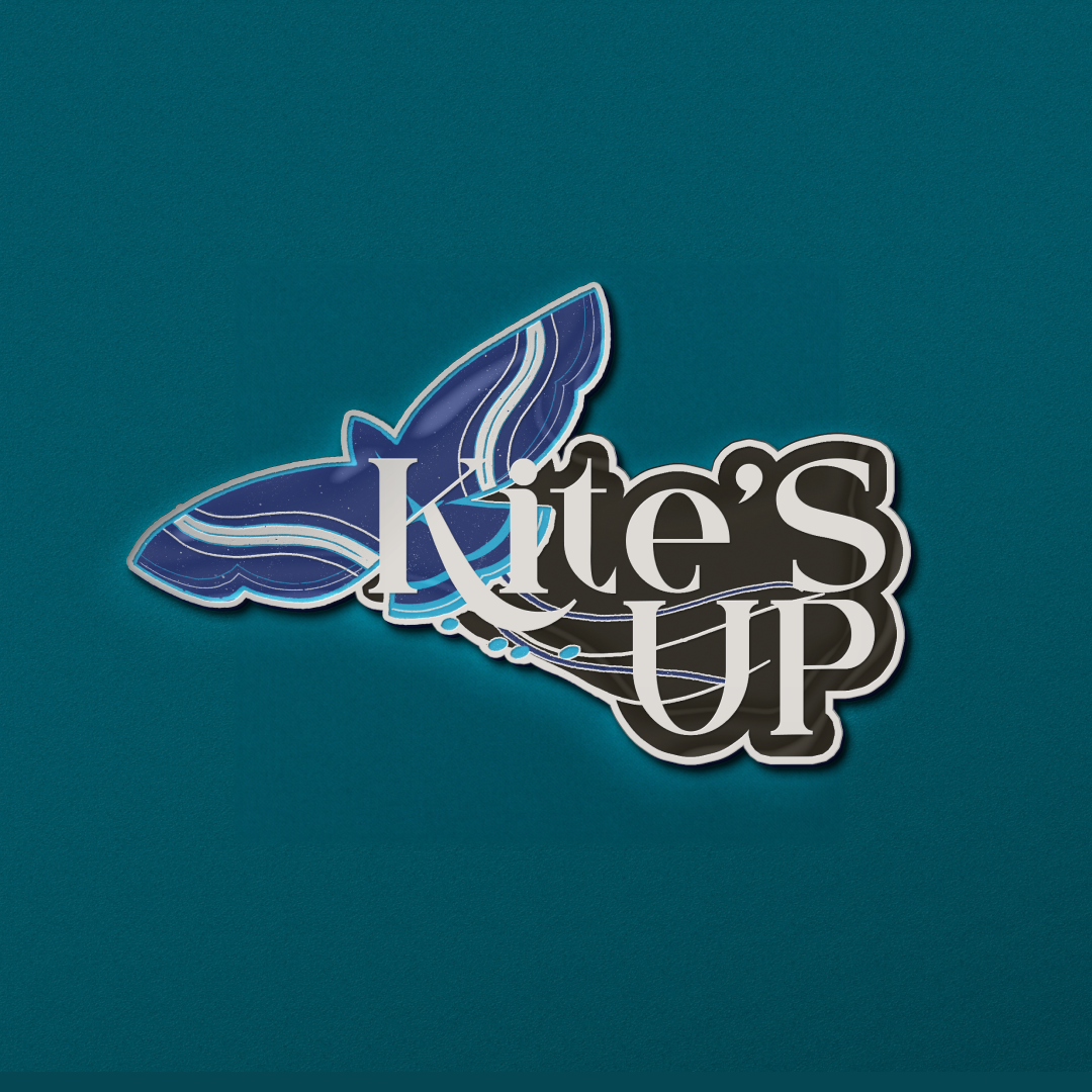 Kite's Up Enamel Pin