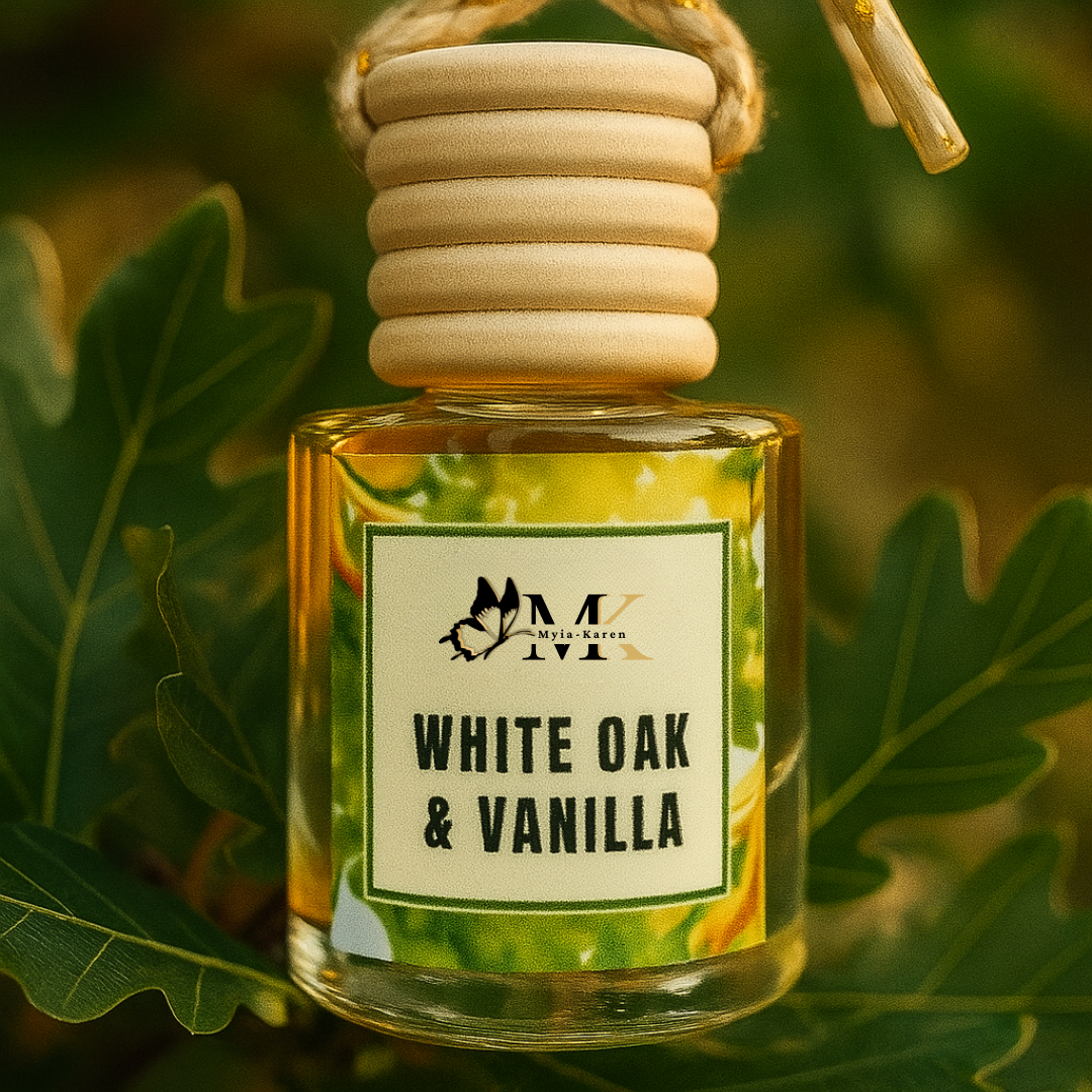 White Oak & Vanilla Car Freshener
