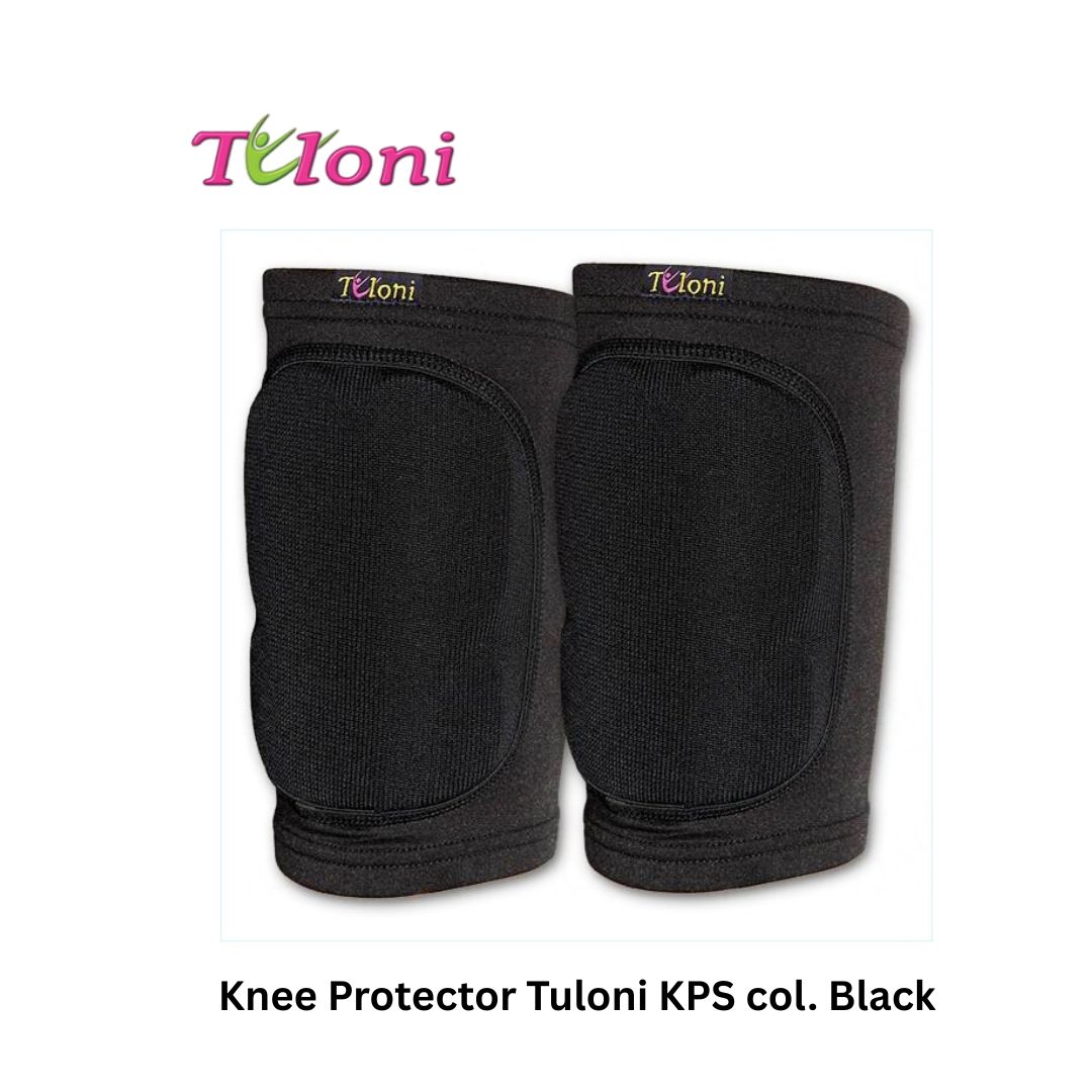 TULONI | Professional Rhythmic Gymnastics Knee Protector  color BLACK_1