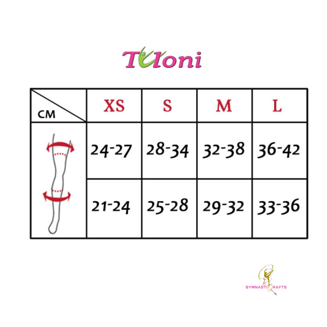 TULONI | Professional Rhythmic Gymnastics Knee Protector  color BLACK_3
