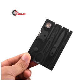 Portable Multifunction Tool Card Set Outdoor Camping Hiking Emergency 