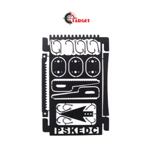 4pcs PSKOOK Survival Card Portable Multifunction Tool_2