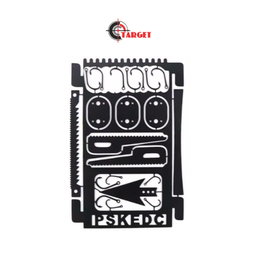 4pcs PSKOOK Survival Card Portable Multifunction Tool
