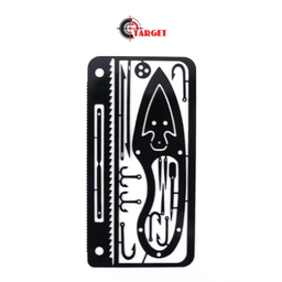 4pcs PSKOOK Survival Card Portable Multifunction Tool