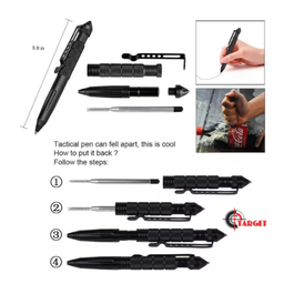  Tactical Pen  Professional Self Defense Pen Emergency Glass Breaker - Tungsten Steel, Writing Tool