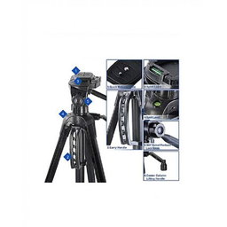 WT- 3520 Aluminium Tripod, Universal Lightweight Tripod with Carry Bag