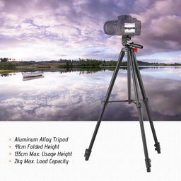 WT- 3520 Aluminium Tripod, Universal Lightweight Tripod with Carry Bag