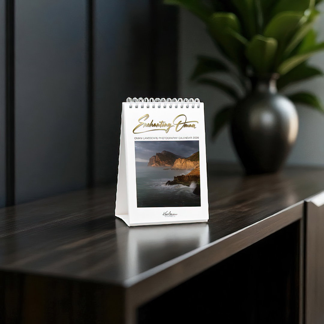 Oman Landscape Desk and Postcards Calendar 2026