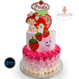 Pastel Vainilla con Chipas de Frutilla – 1 ½ Libras