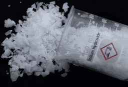 Soda Caustica o Hidroxido de Sodio. 